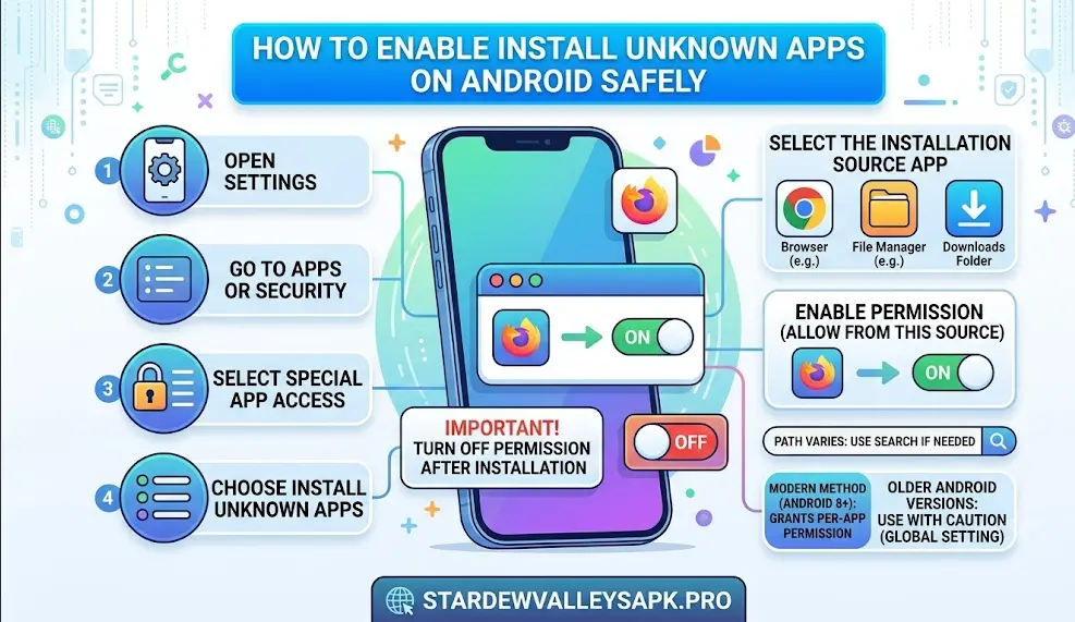 how to enable unknown apps on android safely